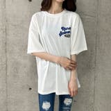 バックワッペン&プリントデザインビックTシャツ | me Jane | 詳細画像15