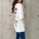 バックワッペン&プリントデザインビックTシャツ | me Jane | 詳細画像17