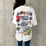 バックワッペン&プリントデザインビックTシャツ | me Jane | 詳細画像19