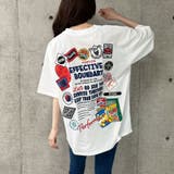 バックワッペン&プリントデザインビックTシャツ | me Jane | 詳細画像20