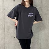 バックワッペン&プリントデザインビックTシャツ | me Jane | 詳細画像24