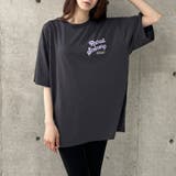 バックワッペン&プリントデザインビックTシャツ | me Jane | 詳細画像25