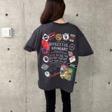 バックワッペン&プリントデザインビックTシャツ | me Jane | 詳細画像29