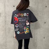 バックワッペン&プリントデザインビックTシャツ | me Jane | 詳細画像31
