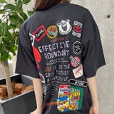 バックワッペン&プリントデザインビックTシャツ | me Jane | 詳細画像32
