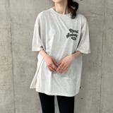 バックワッペン&プリントデザインビックTシャツ | me Jane | 詳細画像35
