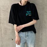 バックワッペン&プリントデザインビックTシャツ | me Jane | 詳細画像4