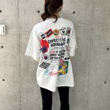 バックワッペン&プリントデザインビックTシャツ | me Jane | 詳細画像39