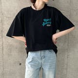 バックワッペン&プリントデザインビックTシャツ | me Jane | 詳細画像5