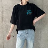 バックワッペン&プリントデザインビックTシャツ | me Jane | 詳細画像6