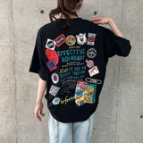バックワッペン&プリントデザインビックTシャツ | me Jane | 詳細画像8