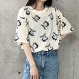 オフホワイト | BETTY BOOP総柄プリントビックTシャツ | me Jane