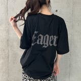 ラインストーンロゴBIGTシャツ | me Jane | 詳細画像9