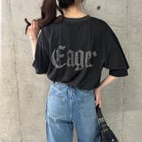 ラインストーンロゴBIGTシャツ | me Jane | 詳細画像21