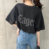 ラインストーンロゴBIGTシャツ | me Jane | 詳細画像23