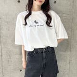 ラインストーンロゴBIGTシャツ | me Jane | 詳細画像28