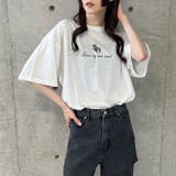 ラインストーンロゴBIGTシャツ | me Jane | 詳細画像29