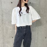 ラインストーンロゴBIGTシャツ | me Jane | 詳細画像31