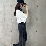 ラインストーンロゴBIGTシャツ | me Jane | 詳細画像34