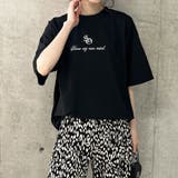 ラインストーンロゴBIGTシャツ | me Jane | 詳細画像4