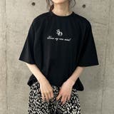 ラインストーンロゴBIGTシャツ | me Jane | 詳細画像6