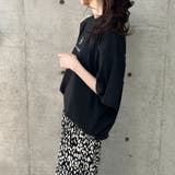 ラインストーンロゴBIGTシャツ | me Jane | 詳細画像7