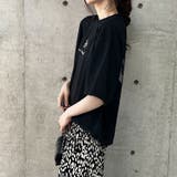 ラインストーンロゴBIGTシャツ | me Jane | 詳細画像8