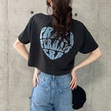 ハートロゴショート丈Tシャツ | me Jane | 詳細画像11