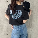 ハートロゴショート丈Tシャツ | me Jane | 詳細画像13