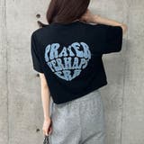 ハートロゴショート丈Tシャツ | me Jane | 詳細画像20