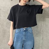 ハートロゴショート丈Tシャツ | me Jane | 詳細画像3