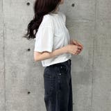 ハートロゴショート丈Tシャツ | me Jane | 詳細画像30