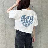 ハートロゴショート丈Tシャツ | me Jane | 詳細画像31