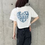 ハートロゴショート丈Tシャツ | me Jane | 詳細画像34