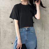 ハートロゴショート丈Tシャツ | me Jane | 詳細画像4