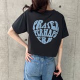 ハートロゴショート丈Tシャツ | me Jane | 詳細画像8