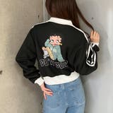ブラック | BETTY BOOPショート丈ジャージ | me Jane