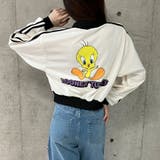 アイボリー | LOONEY TUNE/ショート丈ジャージ | me Jane