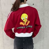 レッド | LOONEY TUNE/ショート丈ジャージ | me Jane