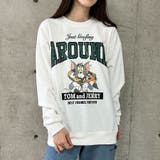 オフホワイト | TOM&JERRY/プリントトレーナー | me Jane