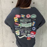 バックワッペン&プリントデザインオーバーサイズトレーナー | me Jane | 詳細画像22