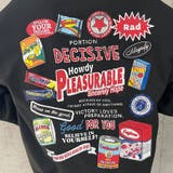 バックワッペン&プリントデザインオーバーサイズトレーナー | me Jane | 詳細画像33