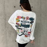 バックワッペン&プリントデザインオーバーサイズトレーナー | me Jane | 詳細画像7