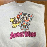 モクグレー | ANGEL BLUE/裏起毛プリントトレーナー | me Jane