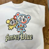 アイボリー | ANGEL BLUE/裏起毛プリントトレーナー | me Jane