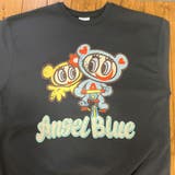 チャコールグレー | ANGEL BLUE/裏起毛プリントトレーナー | me Jane