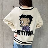 BETTY BOOP/Vネックオーバーサイズニットトップス | me Jane | 詳細画像15 