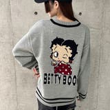 BETTY BOOP/Vネックオーバーサイズニットトップス | me Jane | 詳細画像23 