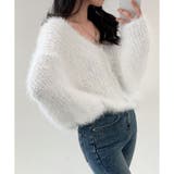 Vネックシャギーニットカーディガン | me Jane | 詳細画像10