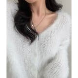 Vネックシャギーニットカーディガン | me Jane | 詳細画像11